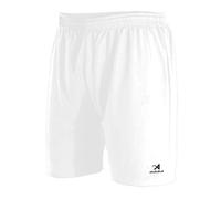 Asioka 230/16N Pantalón Corto Deportivo, Unisex niños, Blanco, XS (12-14)