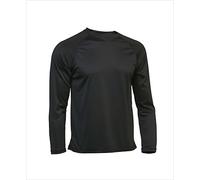 Asioka 300/14 Camiseta Deportiva de Manga Larga, Unisex Adulto, Negro, XXL