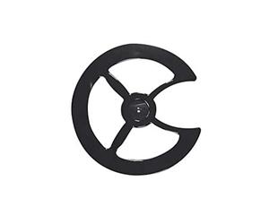 Asista Kettenrad-Abdeckung Cubierta de Rueda de Cadena, Unisex Adulto, Negro, 42 Zähne