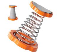 Asistencia de empuje, entrenador de resorte fuerte, herramienta para la parte del cuerpo, dispositivo de equipo de ejercicio, marco compacto de 12 x 8 x 6 cm, marco compacto para