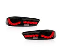 Asistencia de frenado Compatible Con City 2021 Para Modelos Posteriores Faros Automáticos Diurnas DRL Luces Freno Intermitentes Plug And Play Car Conjuntos Luces Traseras(Red)