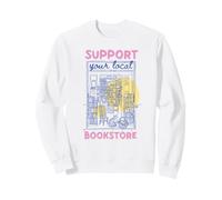 Asistencia Librería Amante de los Libros Lectura Biblioteca Cat Novel Sudadera