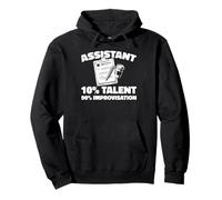 Asistente Apoyo - Administración Organización Asistente Sudadera con Capucha