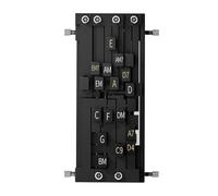 Asistente de acordes de guitarra, 13 x 6 cm, herramienta de guía de posicionamiento de dedos, suministro de guitarra portátil para entrenamiento acústico, lecciones para principiantes, adolescentes