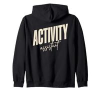 Asistente de Actividad Trabajador de Terapia recreativa Sudadera con Capucha