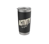 Asistente de actividad Trabajador de terapia recreativa Vaso térmico de acero inoxidable de doble pared