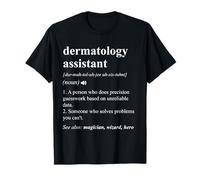 Asistente de dermatología Definición de Diccionario Divertido Camiseta