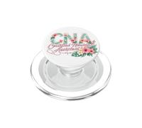 Asistente de enfermería certificada por CNA Tropical Flowers Summer Girl PopSockets PopGrip para MagSafe