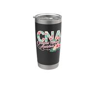 Asistente de enfermería certificada por CNA Tropical Flowers Summer Girl Vaso térmico de acero inoxidable de doble pared