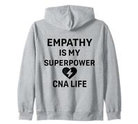 Asistente de enfermería certificado por CNA: la empatía es mi superpoder Sudadera con Capucha