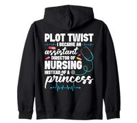 Asistente de Enfermería Directora Enfermera Semana Trama Twist ADON Sudadera con Capucha