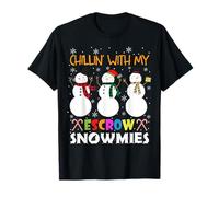 Asistente de fideicomiso navideño Relajándose con mi fideicomiso de Snowmies Camiseta