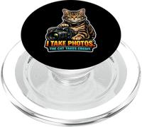 Asistente de fotógrafo felino PopSockets PopGrip para MagSafe