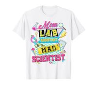 Asistente de laboratorio de mamá del científico loco Funny Lab Week 2024 Camiseta