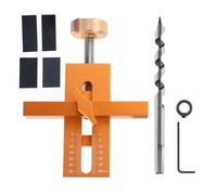 Asistente de montaje multifunción para puerta de armario con diseños ajustables, herramienta manual de aluminio para diferentes tamaños y uso a largo plazo, ajustador de puerta de armario de