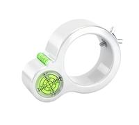 Asistente de nivelación de taladro eléctrico: herramienta circular de nivel de burbuja montada en taladro para una alineación precisa en proyectos de construcción, bricolaje y mejoras del hogar