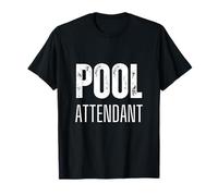 Asistente de piscina Salvavidas Piscina Deber profesional Camiseta