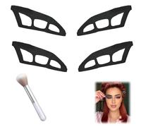 Asistente de sombra de ojos, herramienta aplicadora de sombra de ojos, herramienta de sombra de ojos, plantilla de sombra de ojos rápida para ojos (4 piezas)