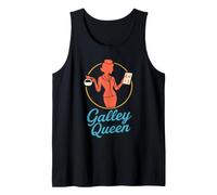 Asistente de Vuelo Cabina Tripulación Vida Aviación Estilo de Vida Camiseta sin Mangas