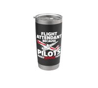 Asistente de vuelo Tripulación de cabina Aviación Aviación Azafata Vaso térmico de acero inoxidable de doble pared
