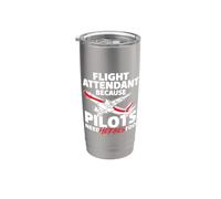 Asistente de vuelo Tripulación de cabina Aviación Aviación Azafata Vaso térmico de acero inoxidable de doble pared