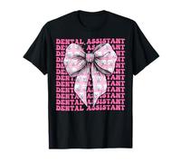 Asistente Dental Higienista Dentista Chica Coqueta Arco Camiseta