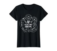 Asistente Director de la Escuela Liderazgo Ap Estilo Educador Camiseta gráfica económica