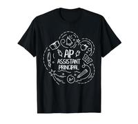 Asistente Director de la Escuela Liderazgo Ap Estilo Educador Camiseta gráfica económica