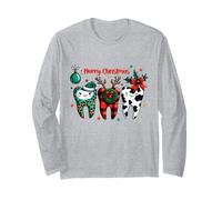 Asistente higienista navideño del Equipo Dental Festivo Manga Larga