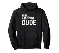 Asistente Legal Dude Angustiado Abogado de Derecho Paralegal Sudadera con Capucha