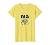 Asistente médico: MA Haciendo Que los médicos se vean Bien Humor Camiseta, Mujer, Limón, L