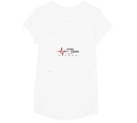 Asistente Médico Signos Vitales Experto Latidos del corazón Camiseta, Niñas, Blanco, Mediano