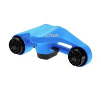 Asiwo Submarina Scooter con Dual Motor Patinete Subacuático EléctricoOLED De Montaje En Cámara De Acción para bucear, Nadar, bucear, Aventuras y perseguir Peces (Azul)