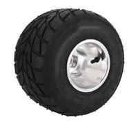 Asixxsix 11x7.10-5 Neumáticos de Kart y Llantas de Aleación de Aluminio 4PR sin Tubo de Llanta con Borde, Conjunto de Neumáticos con Borde de Rueda Trasera para ATV UTV SXS Side by Side