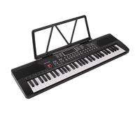 Asixxsix 61 Piano de Teclado Eléctrico Clave, Piano Digital Profesional con Altavoces Duales y Tecnología de Reducción de Ruido, Metronoma Incorporado, para Principiantes y Adultos