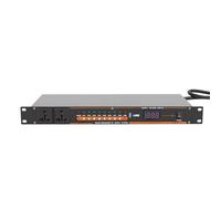 Asixxsix Acondicionador secuenciador de potencia de 10 salidas, fuente de alimentación de 2000 W para montaje en rack con interruptores independientes, para equipos de audio (Enchufe europeo 800W)