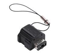 Asixxsix Adaptador de Carga para Consola de Juegos para Audio y Alimentación Simultáneos, Conector para Auriculares de 3,5 Mm, Carga Tipo C, Apto para Consolas de Juegos GBA SP (Black)