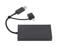 Asixxsix Adaptador de Interfaz Multimedia USB a HD Dual 4K 60Hz Extensor de Pantalla de Monitor Dual para Computadoras Portátiles Tabletas de Escritorio, con Cable Híbrido 2 en 1 para 5