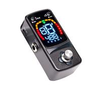 Asixxsix Afinador de Pedal de Guitarra, Mini Afinador Cromático con True Bypass de Alta Impedancia, 3 Modos de Afinación, Diseño Compacto para Guitarra Eléctrica y bajo