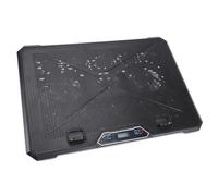 Asixxsix Almohadilla de Enfriamiento para Computadora Portátil, 8 Alturas Ajustables RGB Multicolor 10 Modos de Iluminación Enfriador para Juegos con 2 Puertos USB y Soporte para (13 Aficionados)