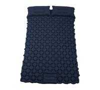 Asixxsix Almohadilla para Dormir Doble para Acampar, TPU Ultraligero Auto Inflando con Almohada, Bomba de Pie Construida, 48.4 X 74.8 X 2.0 Pulgadas de Campamento Portátil para Acampar (Blue)