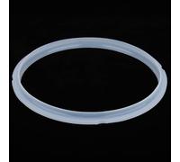 Asixxsix Anillo de Sellado de Silicona de Alta Calidad para Olla a Presión de 5/6 Qt, 8Qt, Pieza de Repuesto sin BPA (6 cuartos de galón blanco)