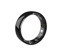 Asixxsix Anillo Inteligente, Rastreador de Estado Físico de Salud para Mujeres con Ritmo Cardíaco Monitoreo del Sueño de Oxígeno en Sangre, Anillo de Cerámica a Prueba de Agua IP68 (8#)