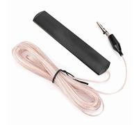 Asixxsix Antena de Radio FM Antena de Varilla Profesional de Alta Sensibilidad para Receptor de Audio Doméstico Interior, Ideal para Conector de Abrazadera de Amplificador de Potencia AV