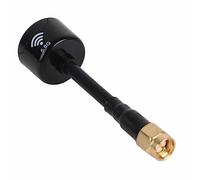 Asixxsix Antena RHCP de 5,8 GHz 3dBi para FPV Racing Drone - Antena de Alta Eficiencia para FPV Racing Drone - Rojo (Aguja Interior SMA)