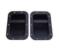 Asixxsix Asas Empotrables para Altavoces, Asas para Altavoces de Metal de Construcción Resistente, para Gabinetes de con Fácil Instalación y Tornillos Incluidos para Equipos de de Escenario PA
