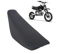 Asixxsix Asiento de Espuma Alto y Plano para Motocicleta, Absorción de Impactos a Prueba de Sol y Diseño Transpirable para XR50 50 90 110 125 150 160 Dirt Pit Bike Motocross (BLACK)
