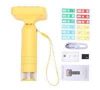 Asixxsix Asixxsix Microscopio para Niños, Aumento de 50X 1000X, Cámara HD 1080P, Pantalla de 2 Pulgadas, Microscopio Digital Portátil para Niños, Portátil con 8 Luces LED, 12 Diapositivas para