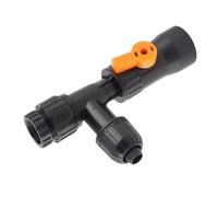 Asixxsix Aspiradora para Acuario, Limpiador de Peceras sin Cubo, Fácil Montaje, Ahorro de Tiempo, Sifón para Acuario con 2 Adaptadores de Grifo para Limpieza de Grava