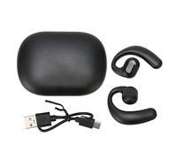 Asixxsix Auriculares de Conducción ósea, IPX7 Impermeables Bluetooth 5.3 Auriculares Abiertos, Reproducción de 5 a 6 Horas con Estuche de Carga para Correr, Entrenar, Ciclismo